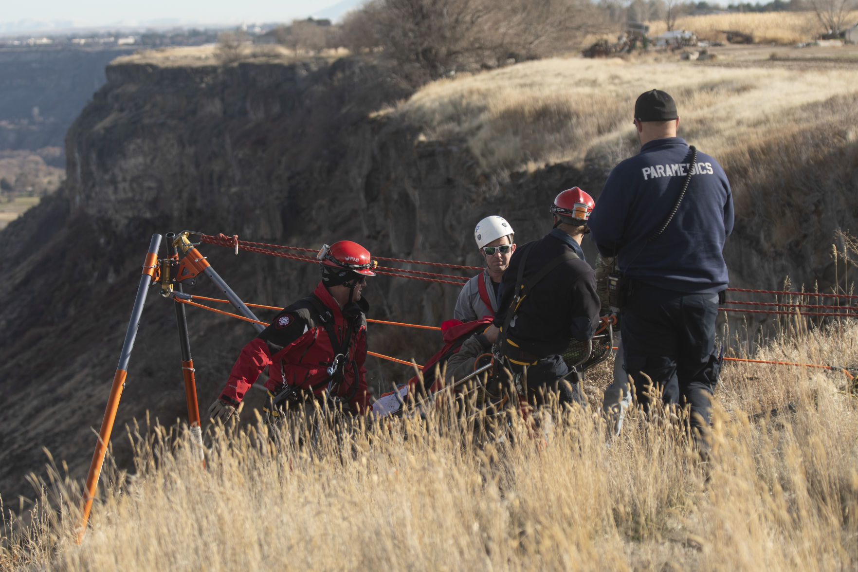 Hiker rescued in Snake River Canyon